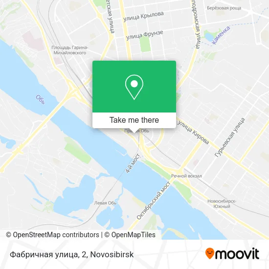 Фабричная улица, 2 map
