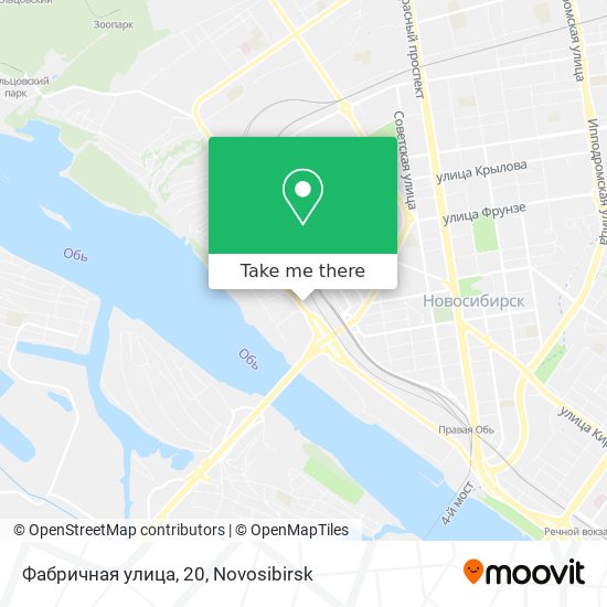 Фабричная улица, 20 map