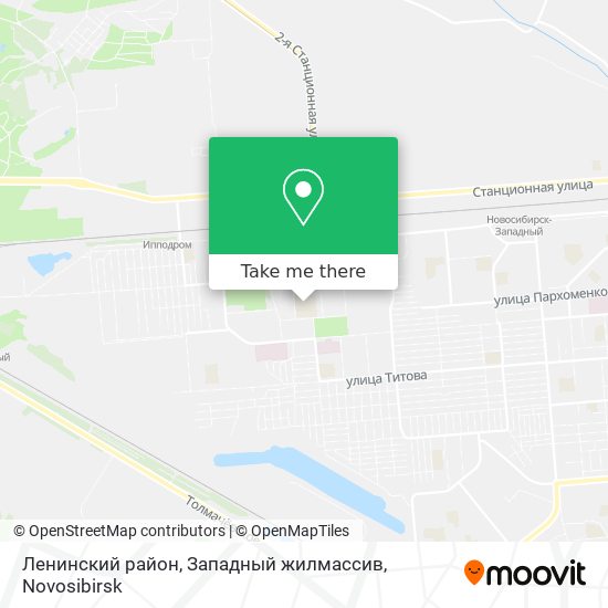 Ленинский район, Западный жилмассив map