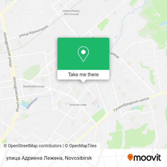 улица Адриена Лежена map