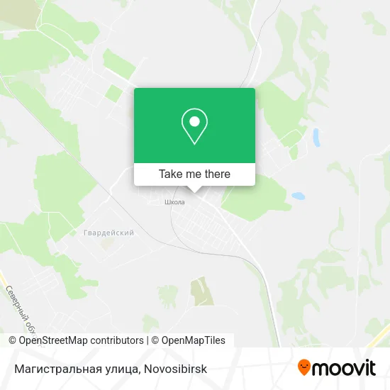 Магистральная улица map