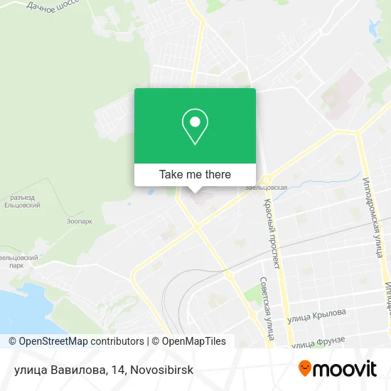 улица Вавилова, 14 map