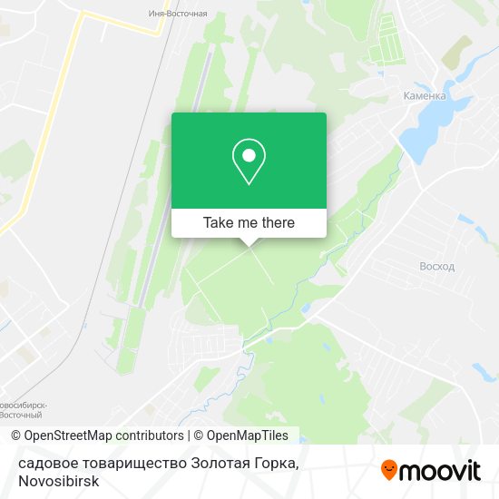 садовое товарищество Золотая Горка map