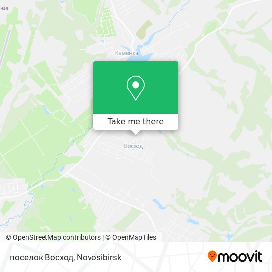 поселок Восход map