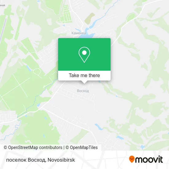 поселок Восход map