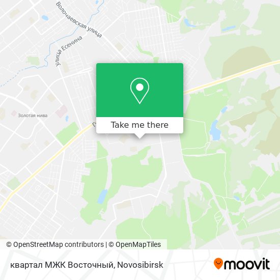 квартал МЖК Восточный map