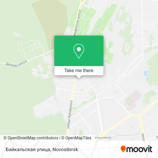 Байкальская улица map
