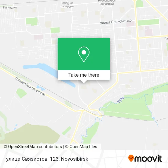 улица Связистов, 123 map