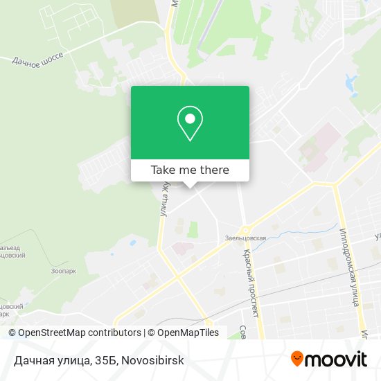 Дачная улица, 35Б map