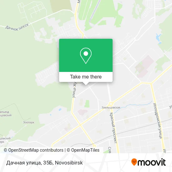 Дачная улица, 35Б map
