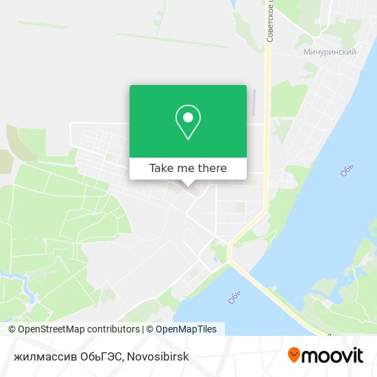 жилмассив ОбьГЭС map