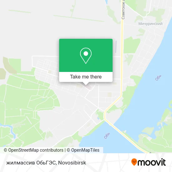 жилмассив ОбьГЭС map
