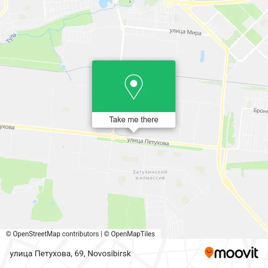 улица Петухова, 69 map