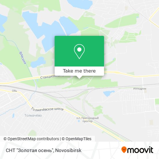 СНТ "Золотая осень" map
