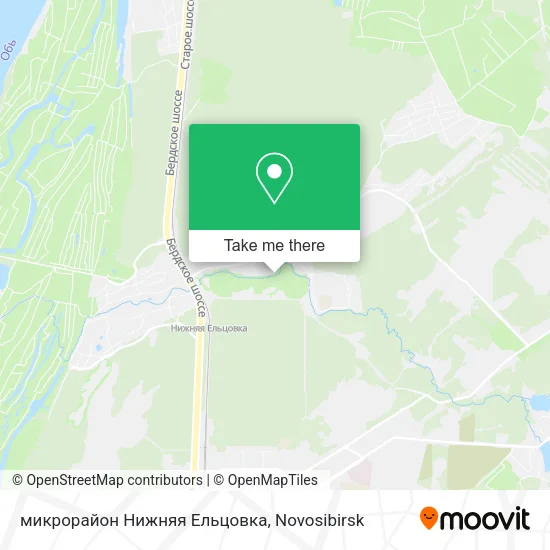 микрорайон Нижняя Ельцовка map