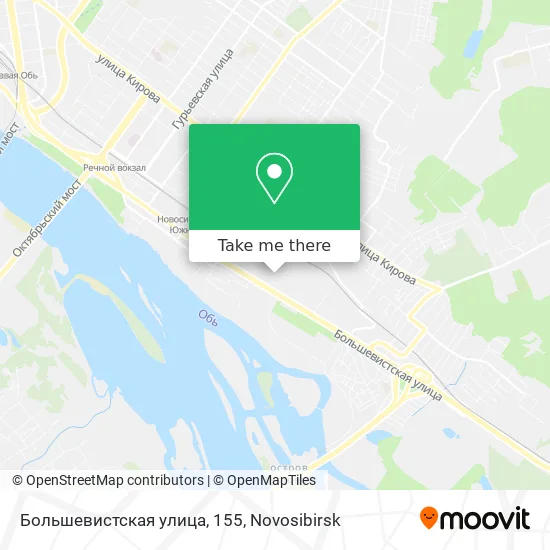 Большевистская улица, 155 map