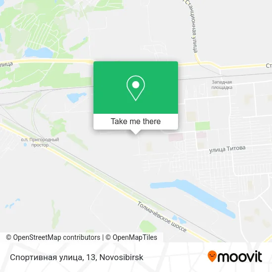 Спортивная улица, 13 map