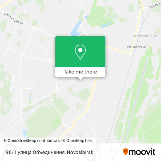 96/1 улица Объединения map