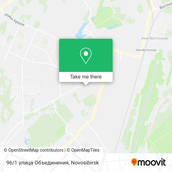 96/1 улица Объединения map