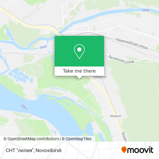 СНТ "лилия" map