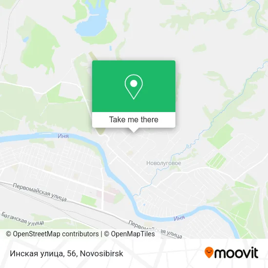 Инская улица, 56 map