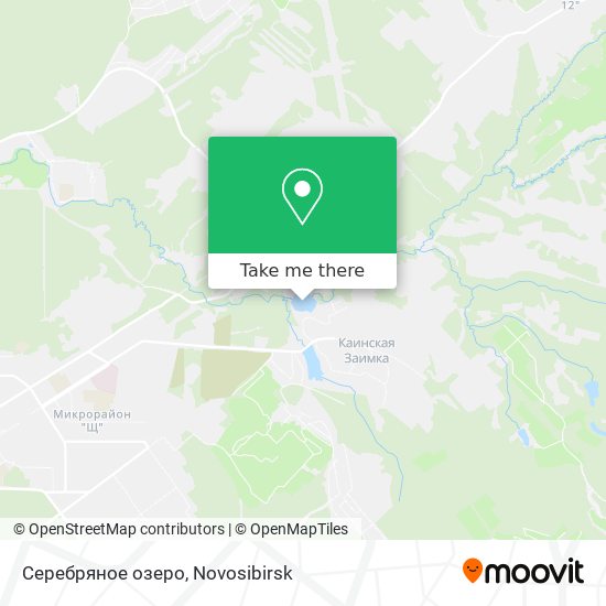 Серебряное озеро map