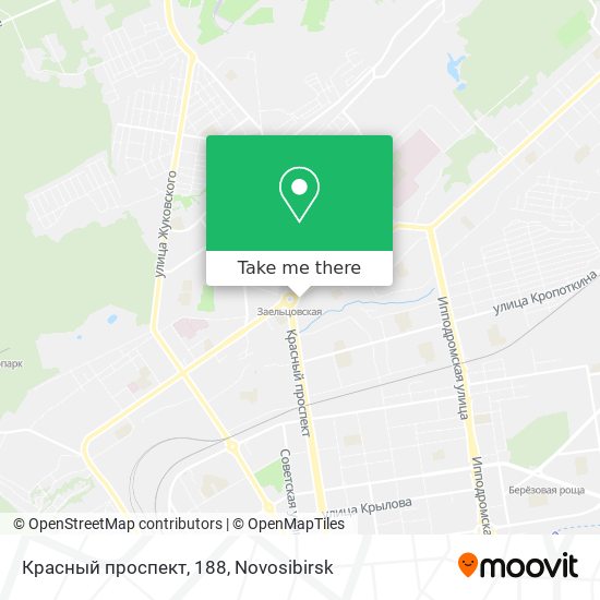 Красный проспект, 188 map