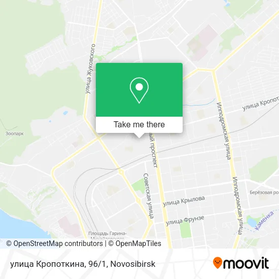улица Кропоткина, 96/1 map