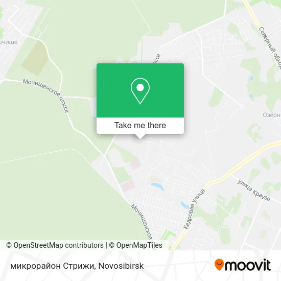 микрорайон Стрижи map