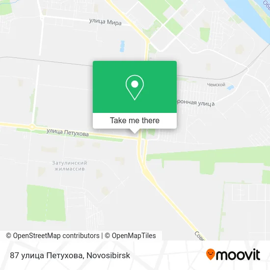 87 улица Петухова map