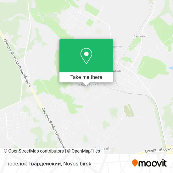 посёлок Гвардейский map