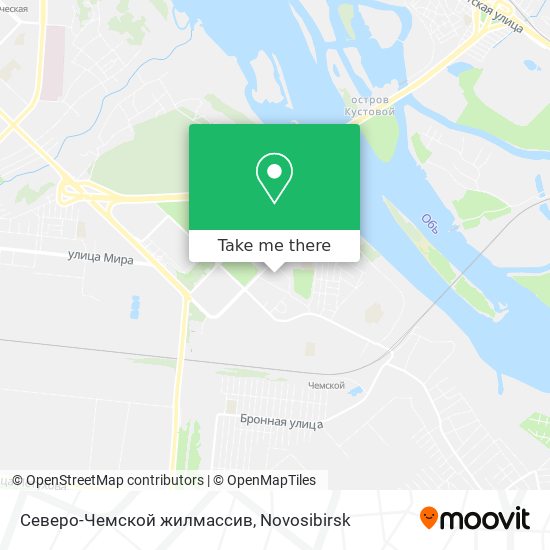 Северо-Чемской жилмассив map