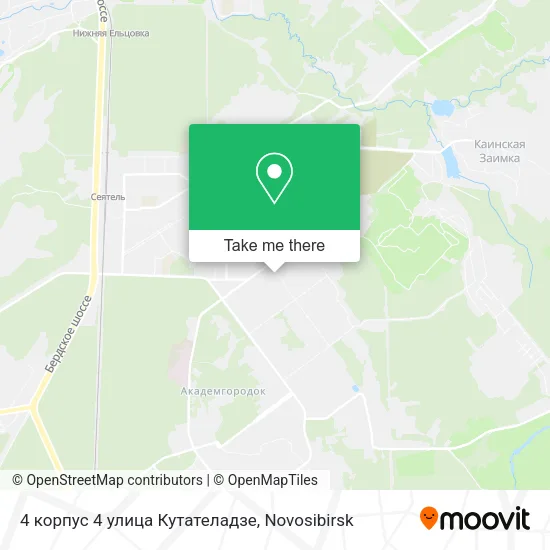 4 корпус 4 улица Кутателадзе map
