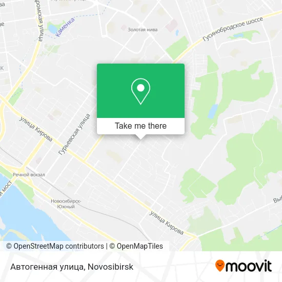 Автогенная улица map