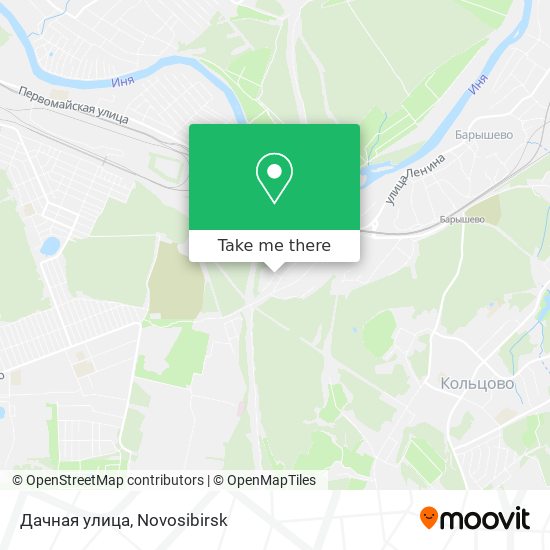 Дачная улица map