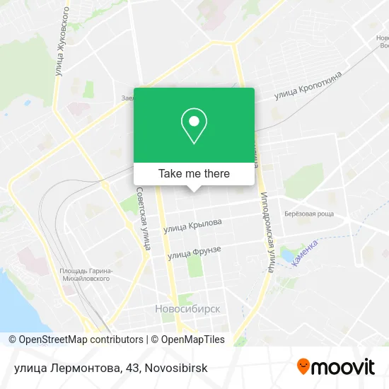 улица Лермонтова, 43 map