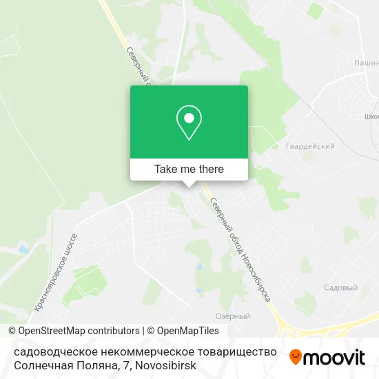 садоводческое некоммерческое товарищество Солнечная Поляна, 7 map