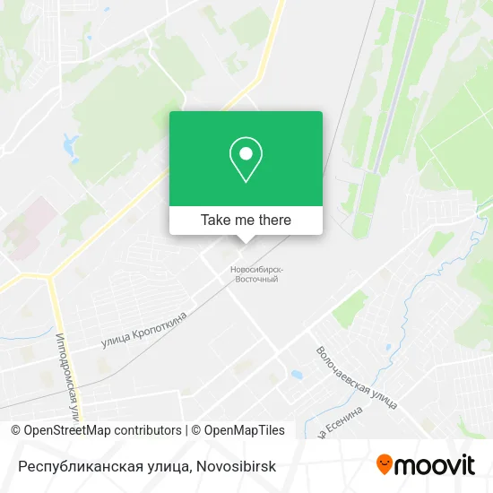 Республиканская улица map