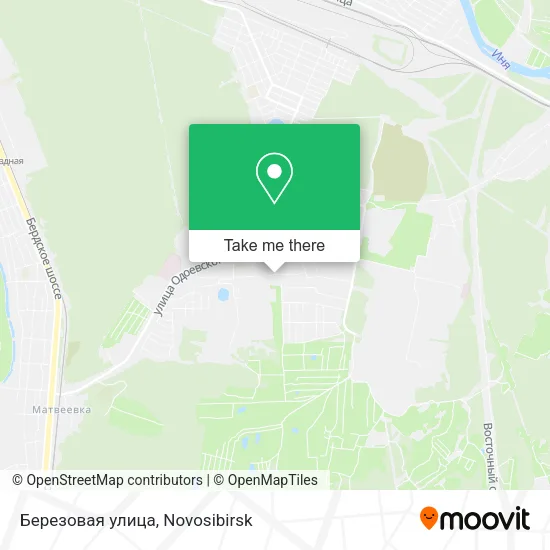 Березовая улица map