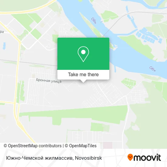 Южно-Чемской жилмассив map