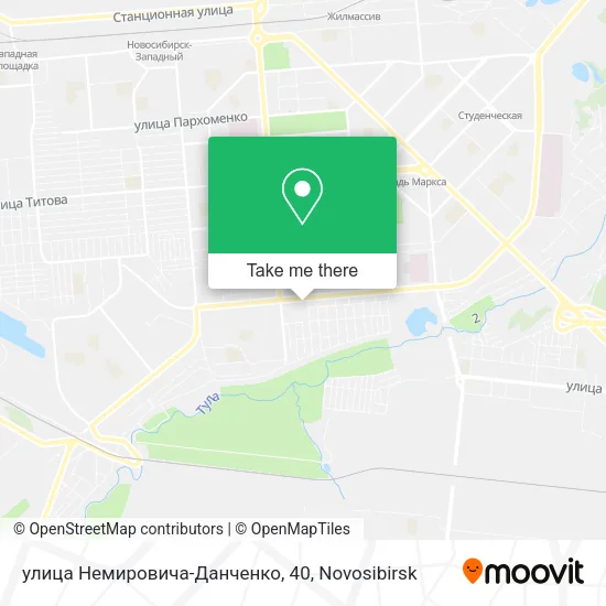 улица Немировича-Данченко, 40 map