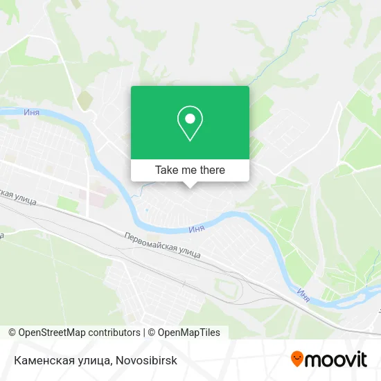 Каменская улица map