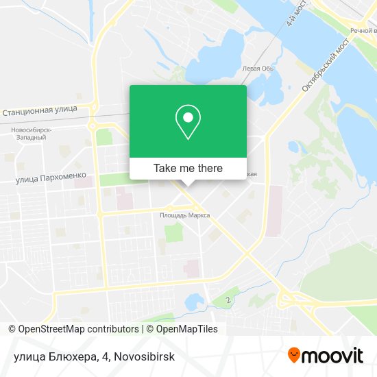 улица Блюхера, 4 map