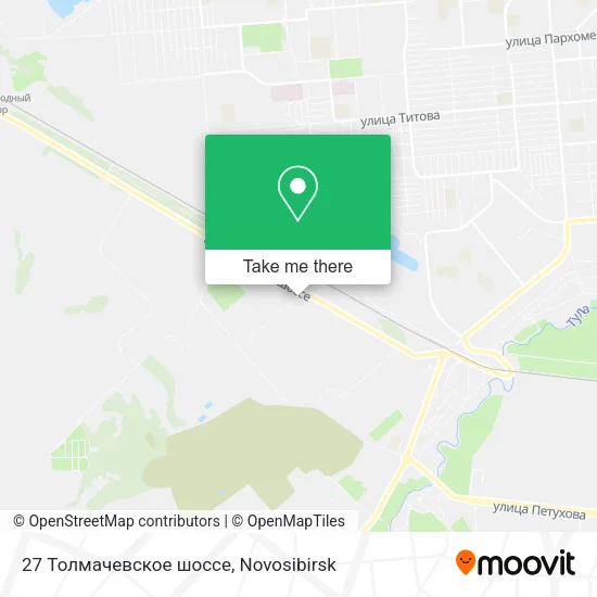 27 Толмачевское шоссе map