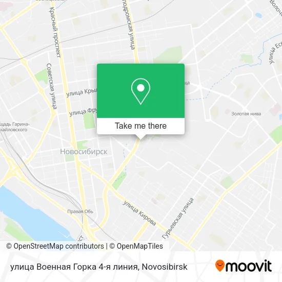 улица Военная Горка 4-я линия map