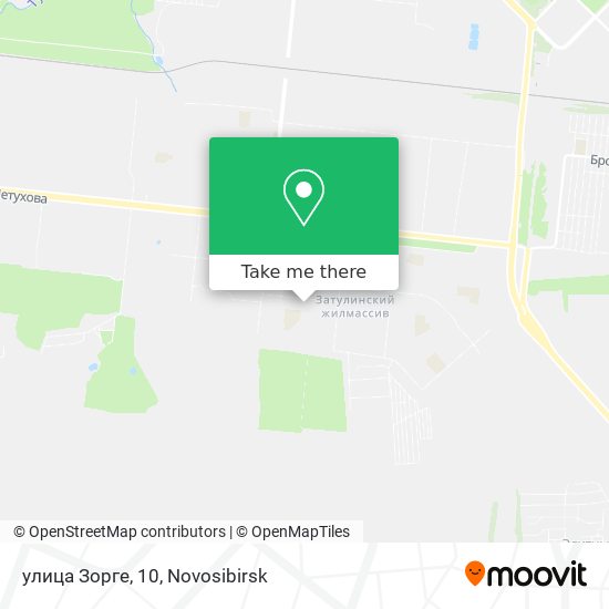 улица Зорге, 10 map