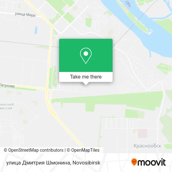 улица Дмитрия Шмонина map