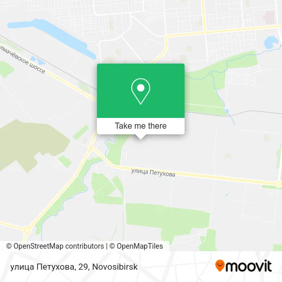 улица Петухова, 29 map