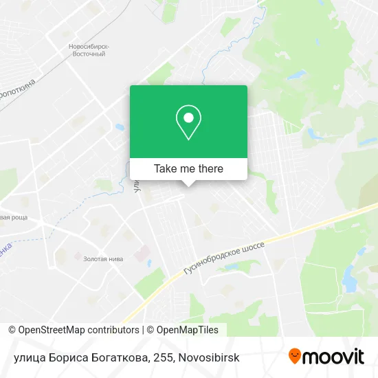 улица Бориса Богаткова, 255 map