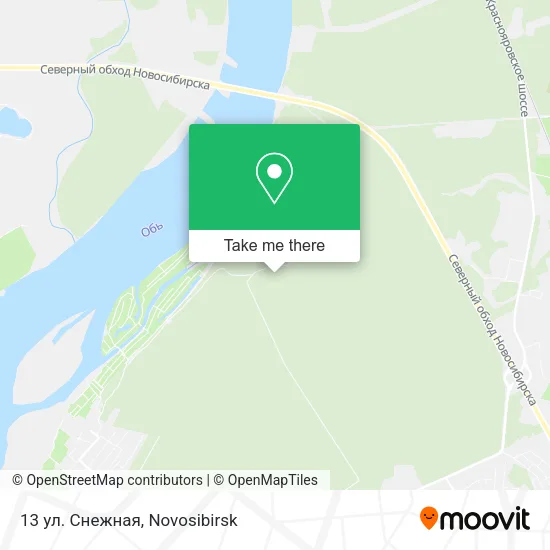 13 ул. Снежная map